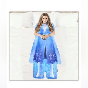 Disney Frozen 2 Blankie Tails Adventure Elsa Wearable Blanket- 57in x 23 in Soft